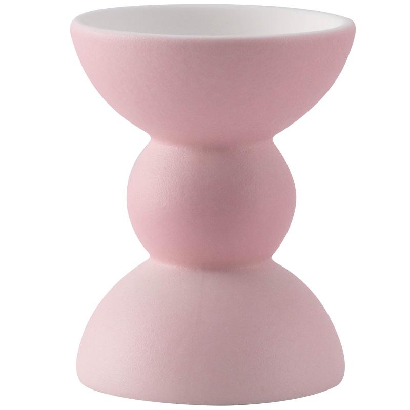 Ceramic Candlestick for Romantic Candlelit Dinners and Aromatherapy, Small Candle Holder for Holiday Atmosphere.
