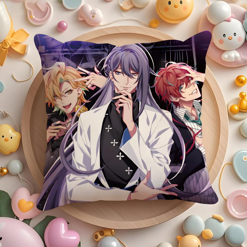 H-Hypnosis Mic cartoon Cushion Cover Home & Car Multi-Scene Pillow Cover - Reversible, Soft & Durable for Daily Use