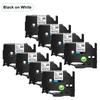5PCS 231 241 Compatible for Brother Tz TZe-231 Tz-241 Tze-131 631 831 335 Tapes Black On White 12mm Label Tape for P-Touch Maker