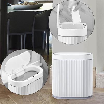 Automatische Afvalbak, Elektrische Prullenbak, USB Oplaadbare Smalle Opbergemmer, Waterdicht