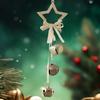 Christmas Pendant Decorative Star Bell Hanging Decoration Festive Atmosphere Indoor Outdoor Holiday Decor