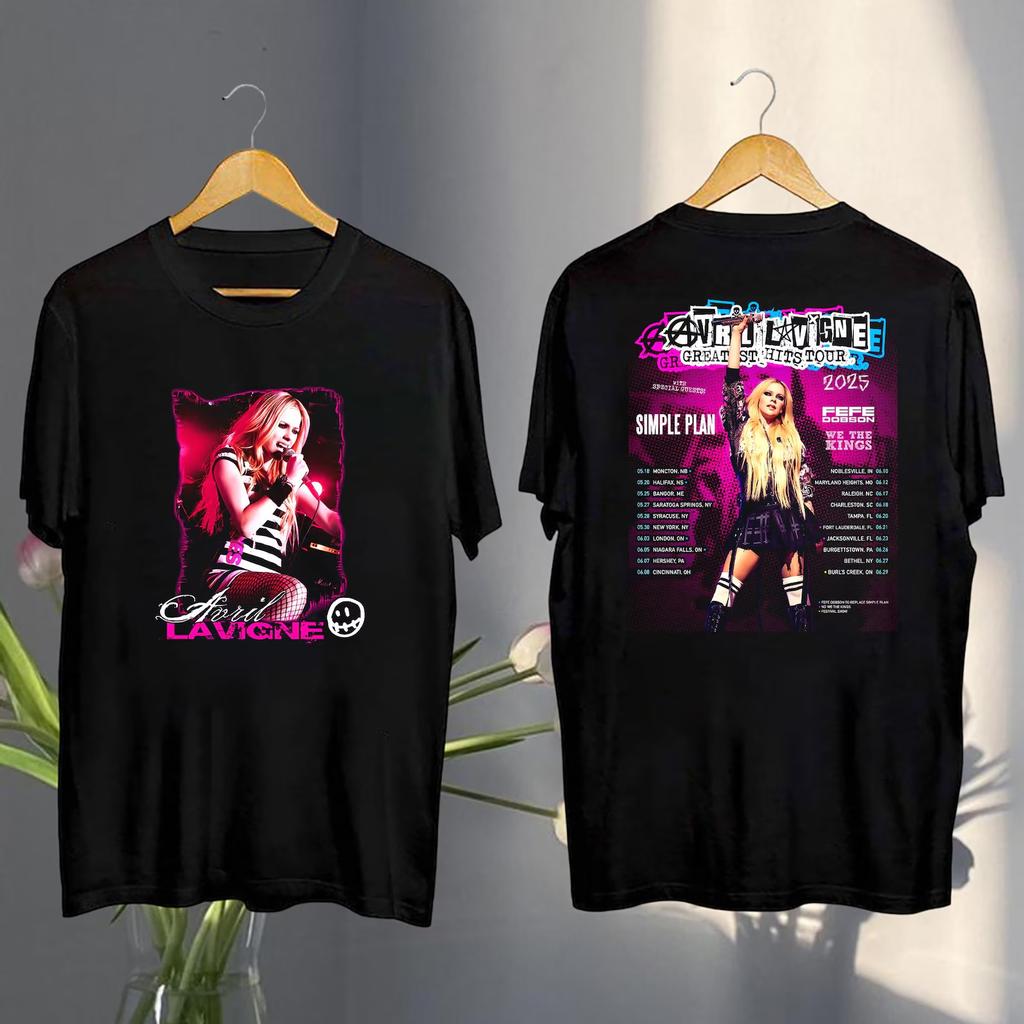 Avril Lavigne Grafik-Shirt, 2025 Avril Lavigne Greatest Hits Tour T-Shirt