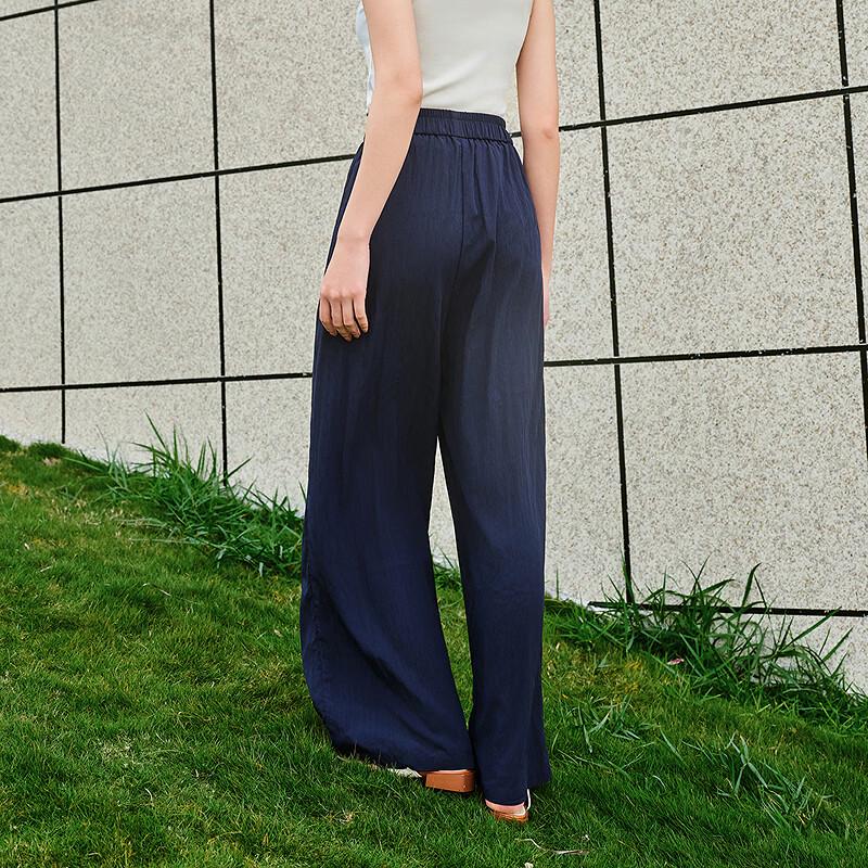LAGOGO Women's High-Waisted Relaxed Wide-Leg Pants