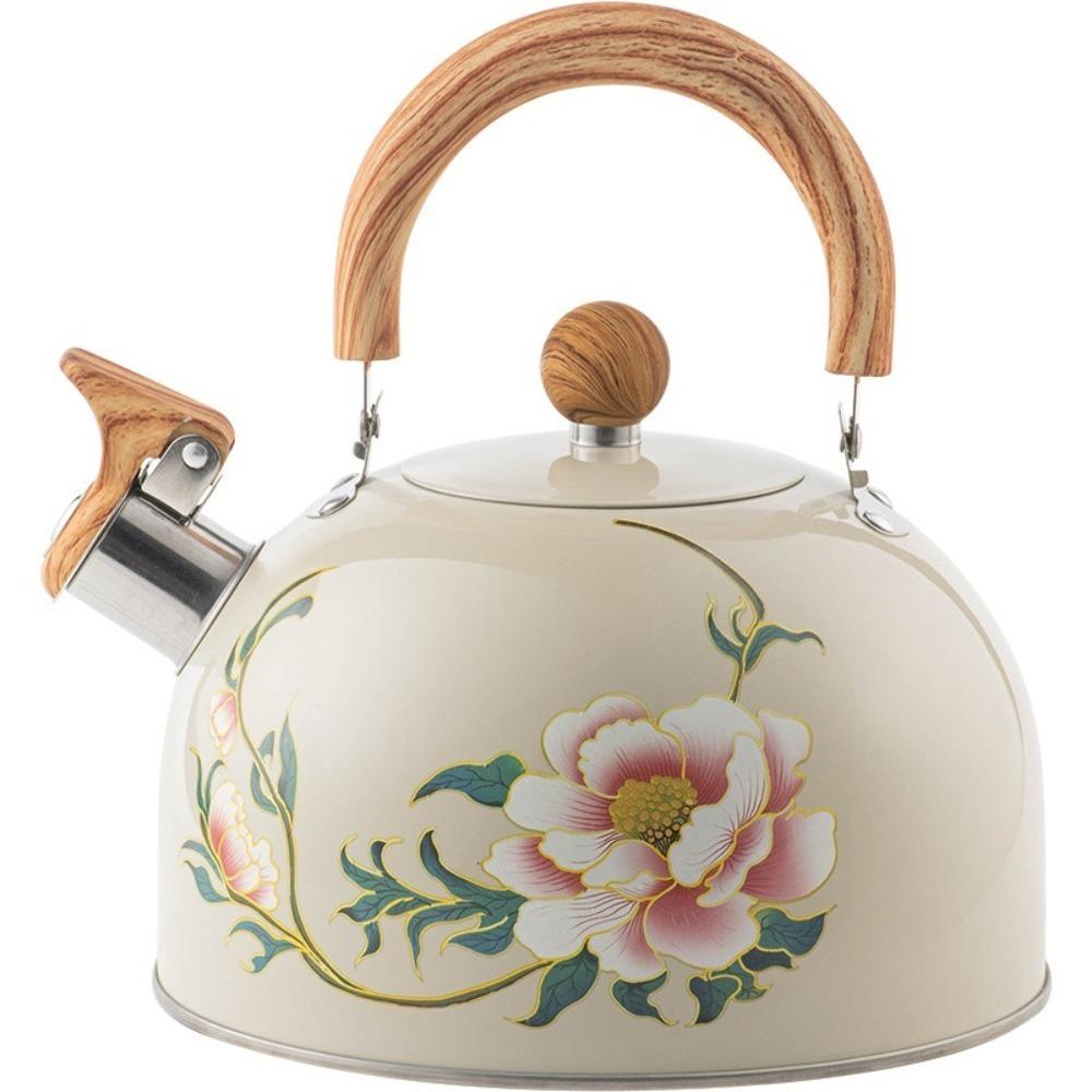 Stainless Steel Whistling Kettle Teapot 3L Coffee Pot New Teapot Water Kettle  Gas Induction Cooker