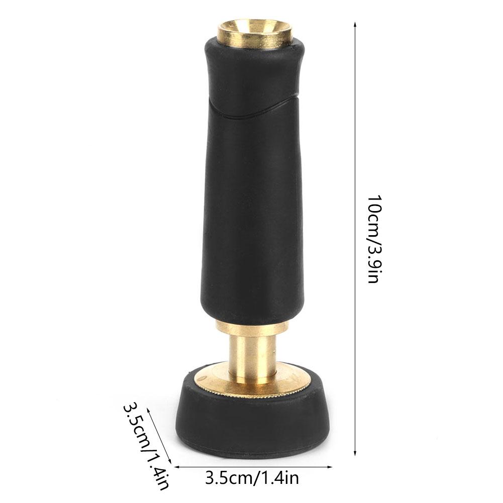 Spray Hose Nozzle Adjustable Brass Head Garden Water Hose Nozzle Sprayers Fittings