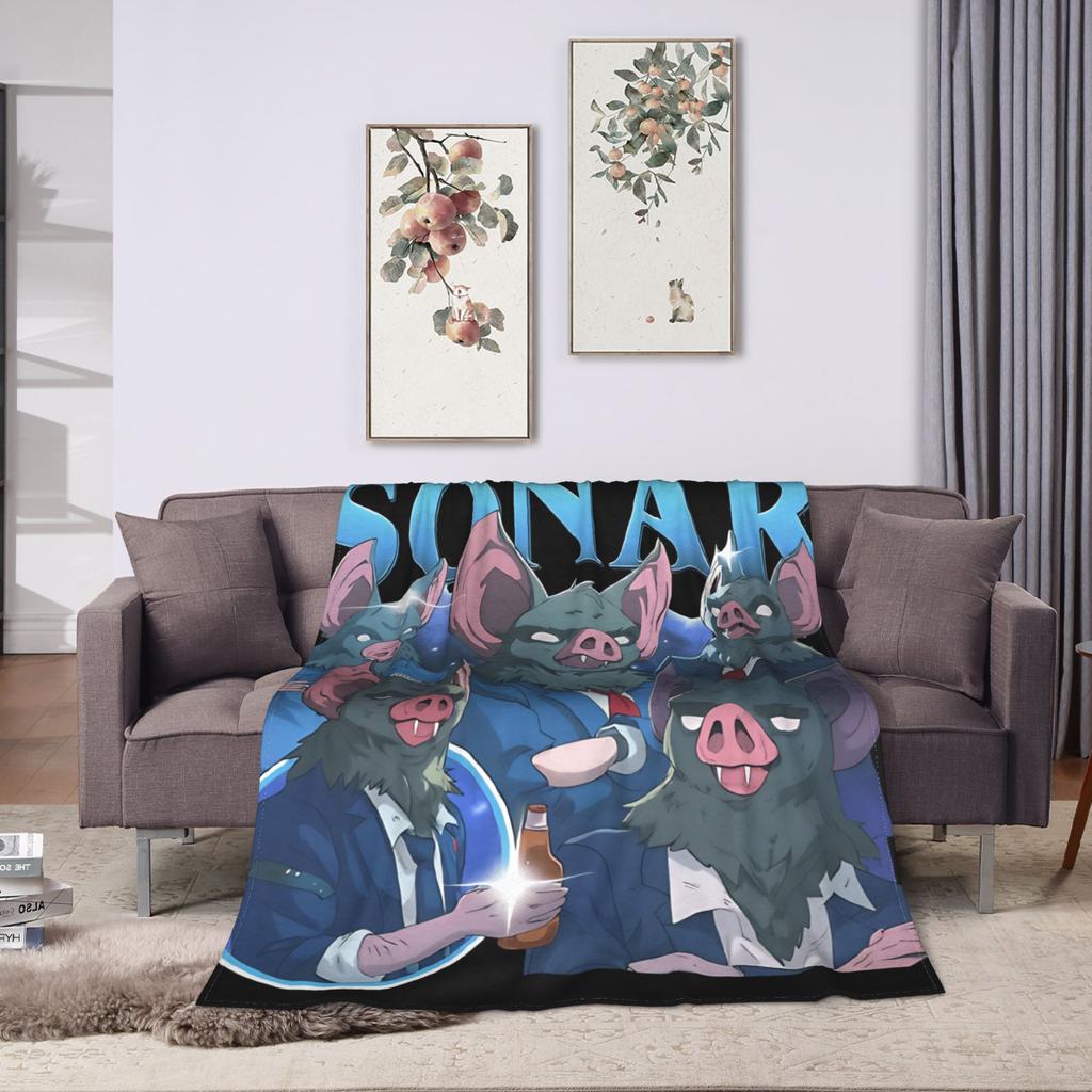 Dispatch Game Sonar Blanket Quality Soft Throw Blanket Winter Kids Adult Couch Chair Graphic Bedspread