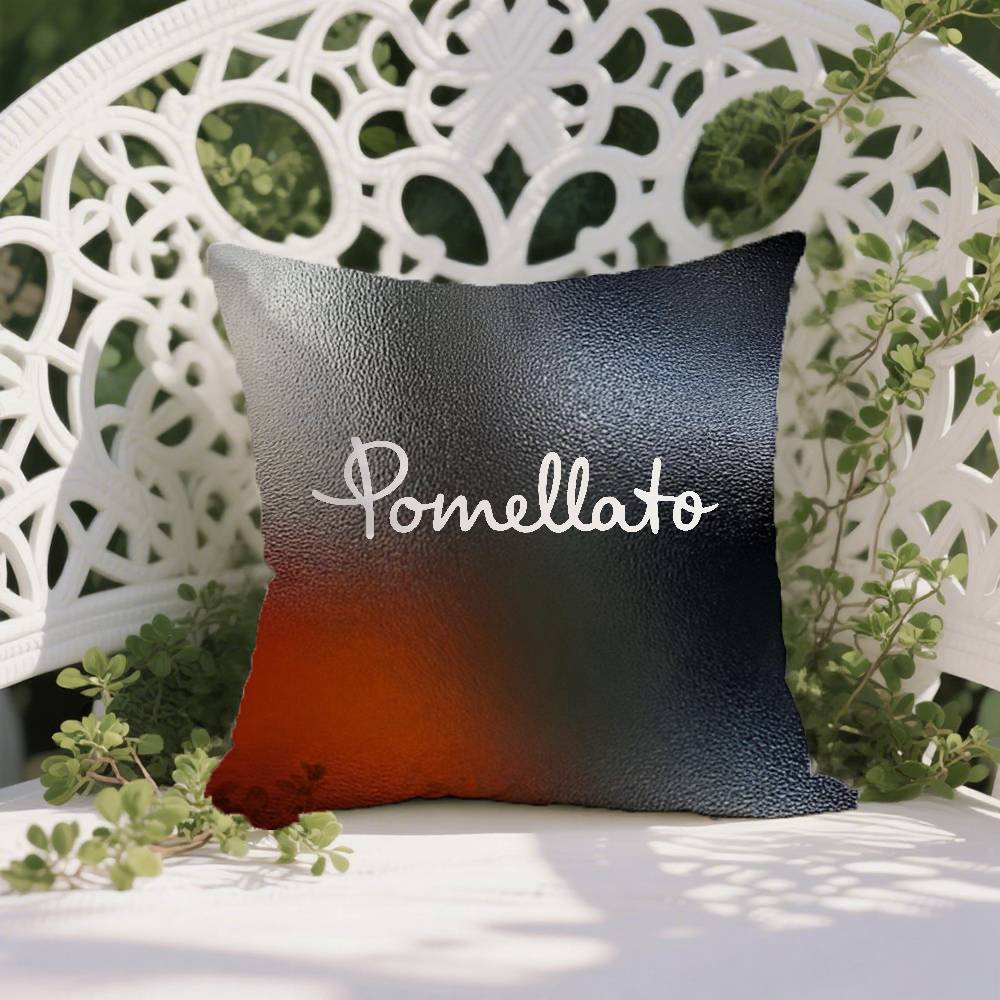 

Unique luxury Design Pomellato-A Pillow Case Anti-dustmite Pillowcase Invisible Zipper Silky Short Plush Sofa Cushion Cover 12x12Inch
