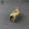 Figurine animal European Creative copper gifts statue tabletop decor for office home decorations rhinoceros Statue Desk ornament