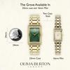 OLIVIA BURTON Classic Glove Waldgrün & Gold Armband 23mm 24000195