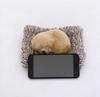 Simulated Napping Dog Cloth Mat & Plush Toy - Cute Animal Ornament, Perfect for Car Decoration & Desktop Decor