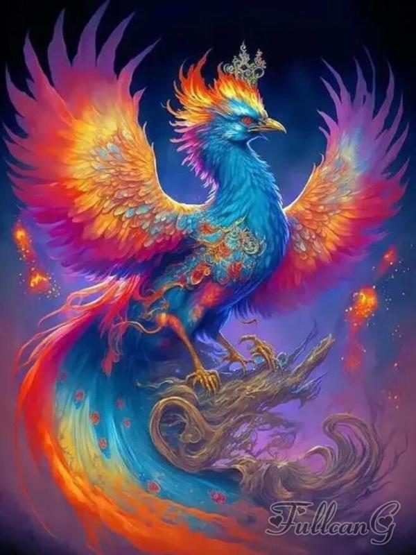 Diamond Painting New Arrivals Animal Peacocks Phoenix Diy Full Square Round Drill Rhinestone Embroidery Mosaic Cross Stitch Kits Wall Decor FG1801