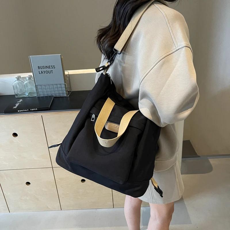 Large Capacity Casual Sewing Thread Shoulder Bags  Hot Sale Crossbody Bags for Women Zipper Nylon Women's Handbags