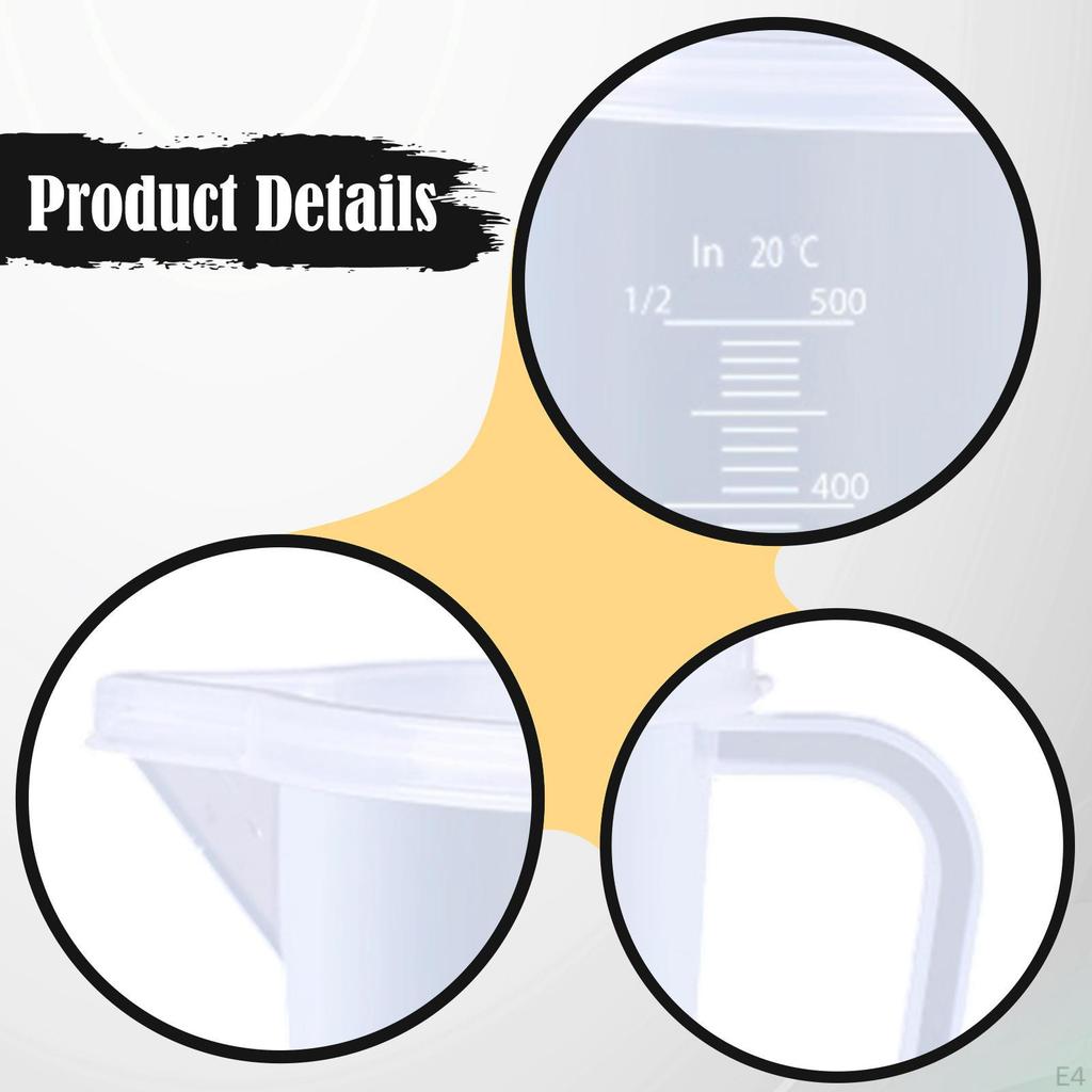Measuring Cup for Kitchen Utensils, Easy to Pour, Liquids, Oil, Milk, Juices And Baked
