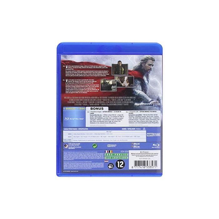 Thor : le monde des ténèbres [blu-ray]