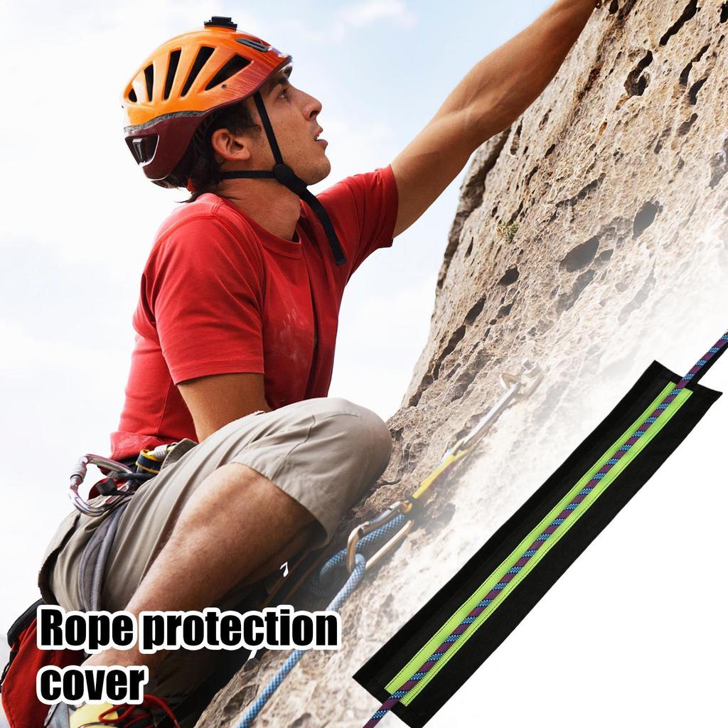Rope Protector Climbing Climbing Rope Sleeve Rappelling Abseiling Equipment for Survival Backpacking Outdoor Caving