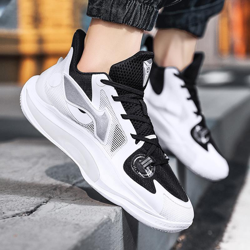 Practical basketball shoes, breathable sports shoes, sports shoes, casual sonic cement floor shock absorption 11 non-slip students, excellent price