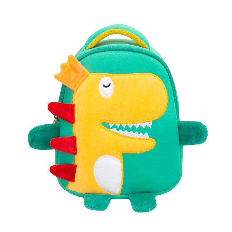 

2025 new kindergarten schoolbag girls backpack boys small class cartoon fashion cool cute princess Small зелёный