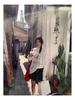 Women's Casual Long Sleeve Crew Neck Printed T-Shirt - Slimming, Sun Protection, Loose Fit, White Summer Cover-up.