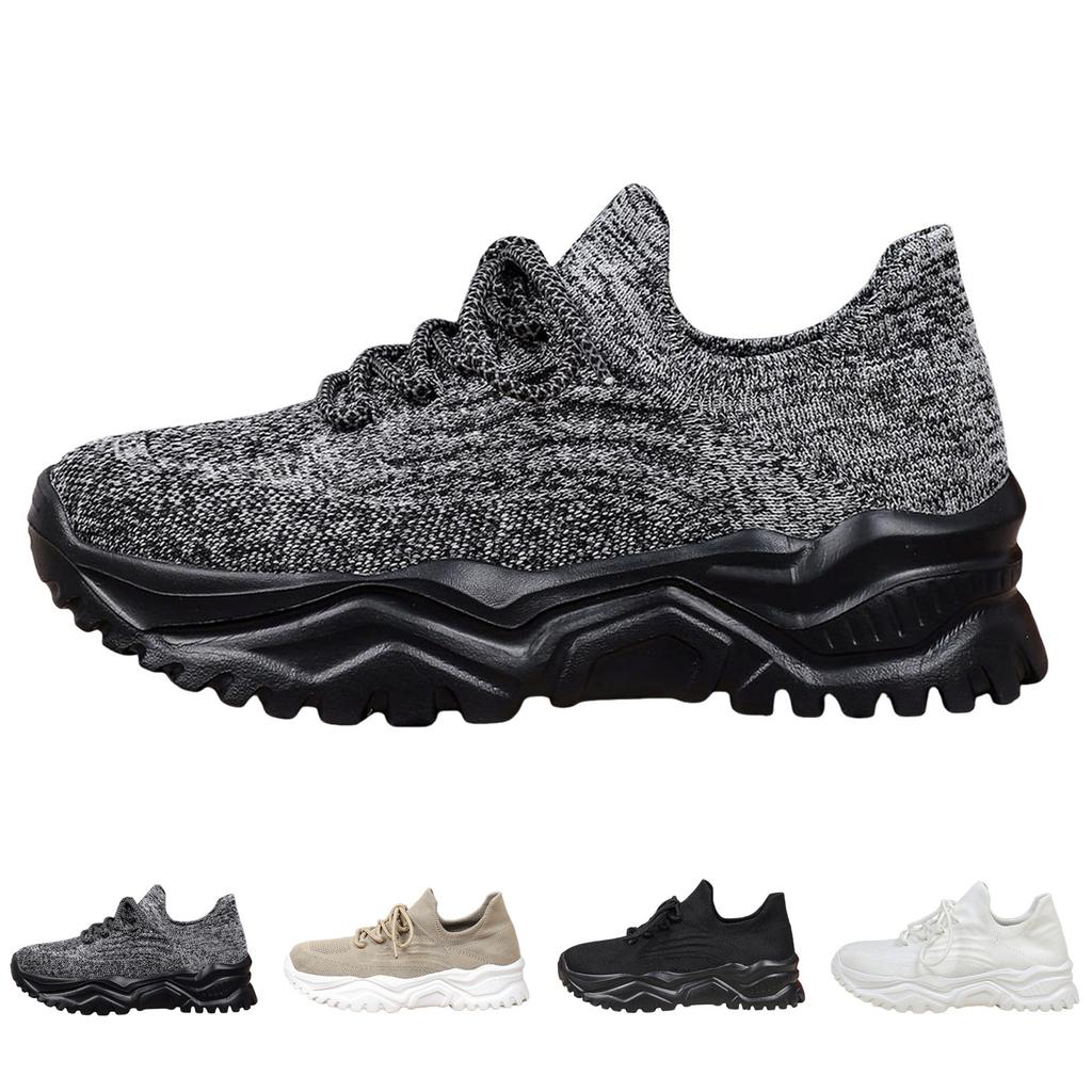 Womens Sneaker Plus Size Breathable Sock Shoes Versatile Shoes Fashion Casual Sports Shoes Mesh Single Shoes Zapatillas De Mujer