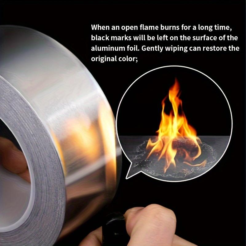 Hochbelastbares, hochtemperaturbeständiges Glasfaser-Aluminiumfolienband für HLK-Abdichtung & Isolierung – Wasserdichtes, feuerfestes Klebeband für Rohre