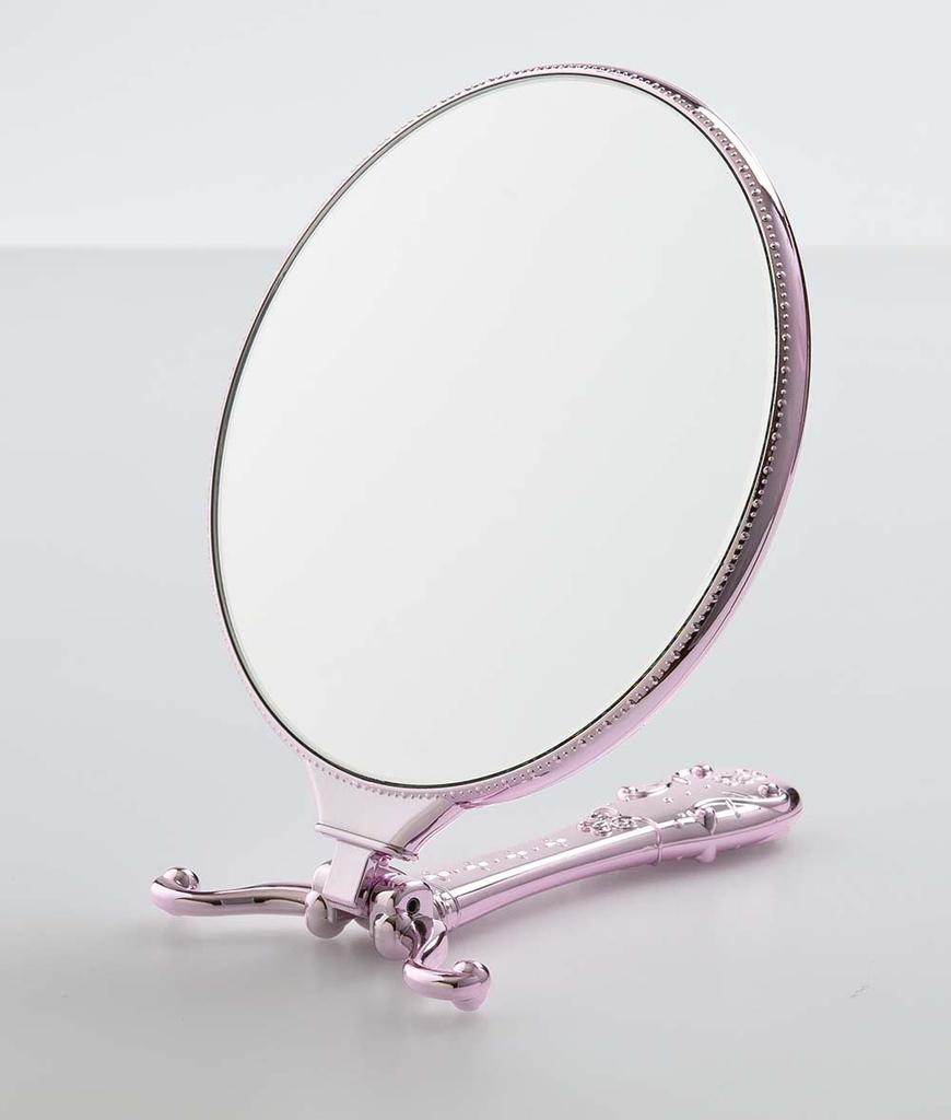Yamamura Twinkle Hand Mirror Pink Y-1505