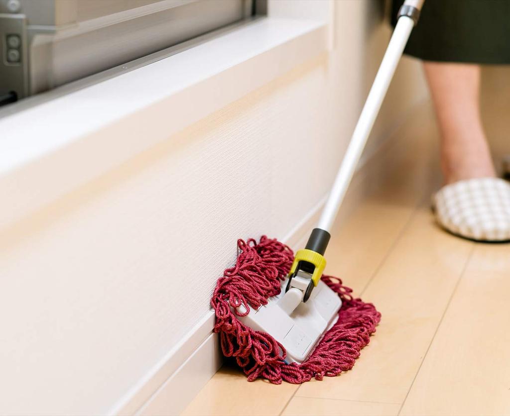 Yamazaki Sangyo Floor Lab Microfiber Dry Mop Replacement 30cm 182275 F.Labo Spare, Wide,