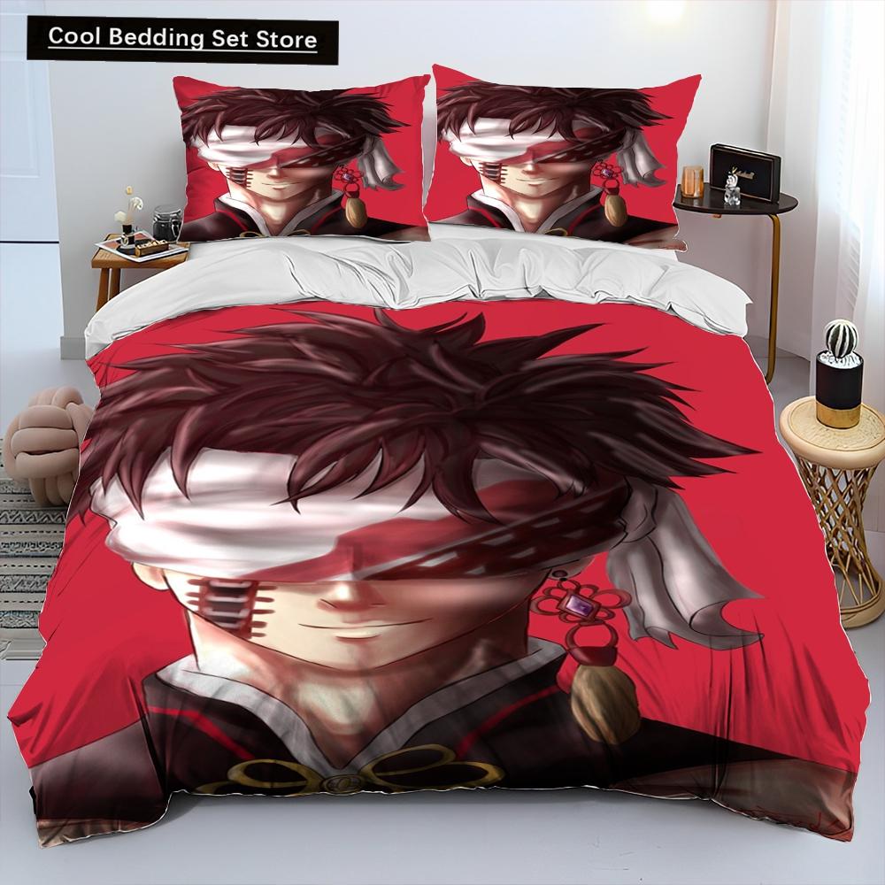 3D Tisk Anime Record of Ragnarok Přikrývka Ložní souprava Povlak na přikrývku Ložní souprava Povlak na přikrývku Povlak na polštář king Queen size Ložní souprava