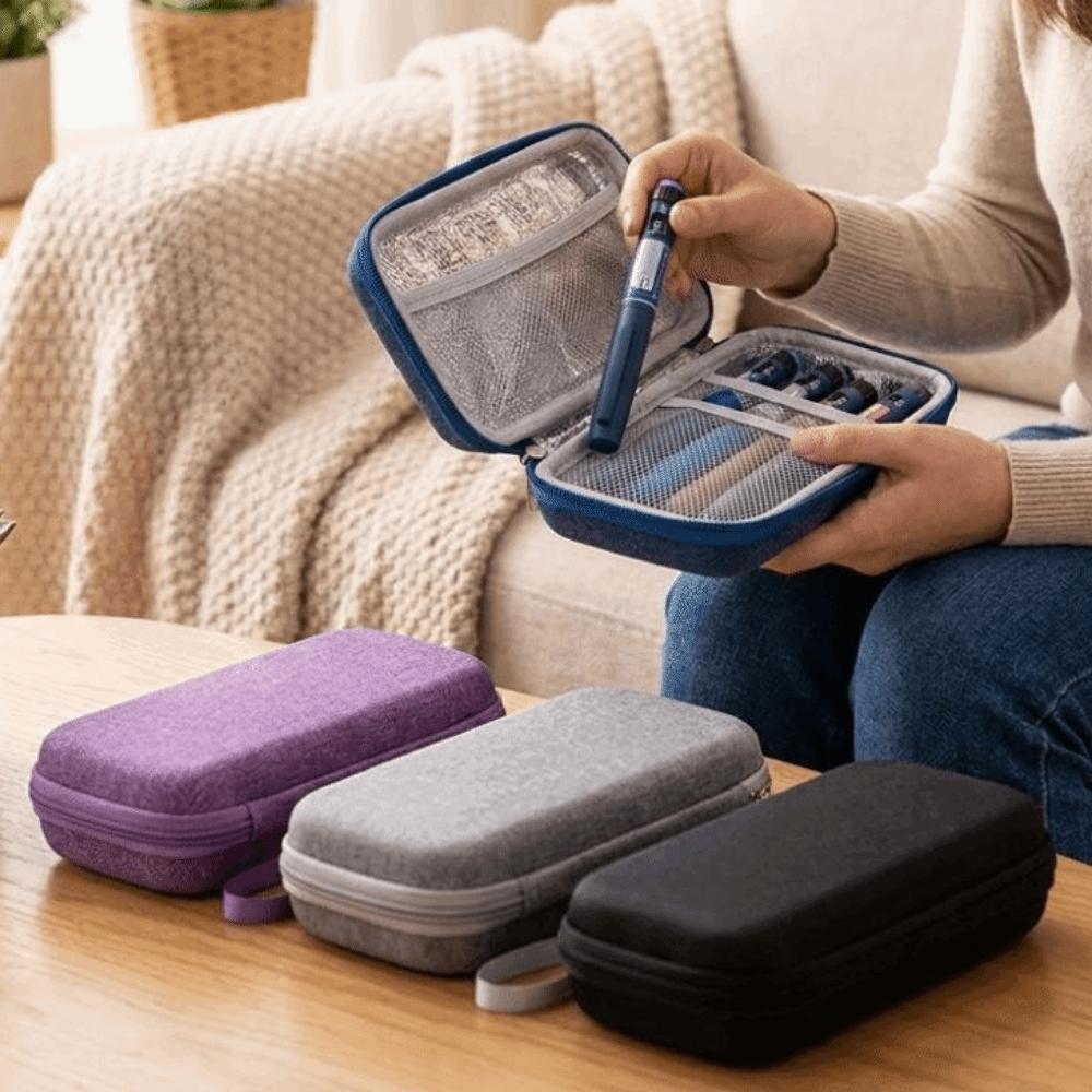 Waterproof Insulin Cooling Bag Shockproof Medicine Storage Box Insulin Organizer  Travel Case