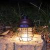LED Vintage Lantern Outdoor Hanging Camping Lanterns Portable Rechargeable Tent Light with Carabiner Antique Night