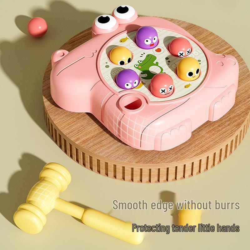 Crocodile Whack-a-Mole Brain Training Toy for Kids: Early Education Tapping Toy for Infants and Toddlers