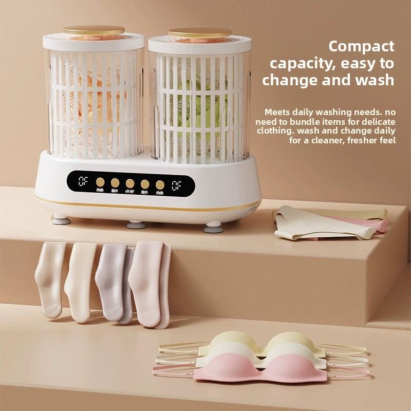 Mini lavadora portátil automática para ropa interior y calcetines de limpieza rápida