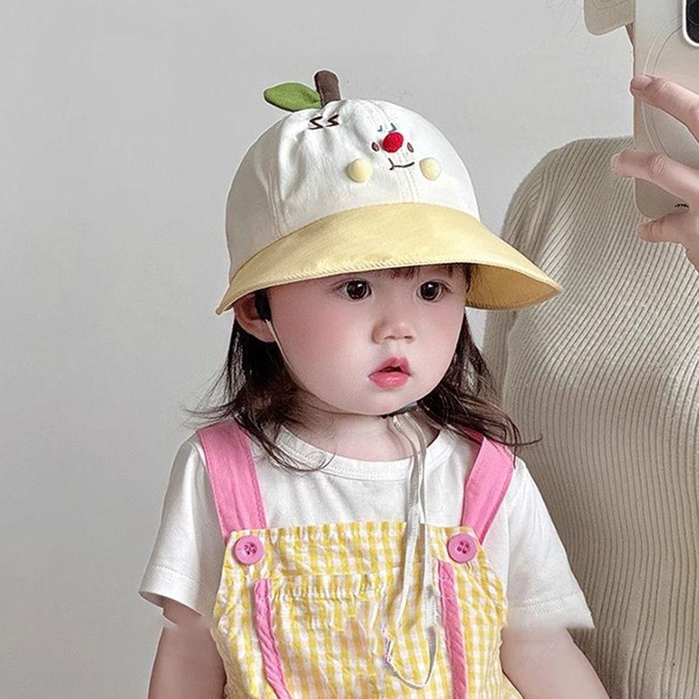 Wide Brim Baby Hat Adjustable Duck Tongue Cap New Sun Hat Outdoor