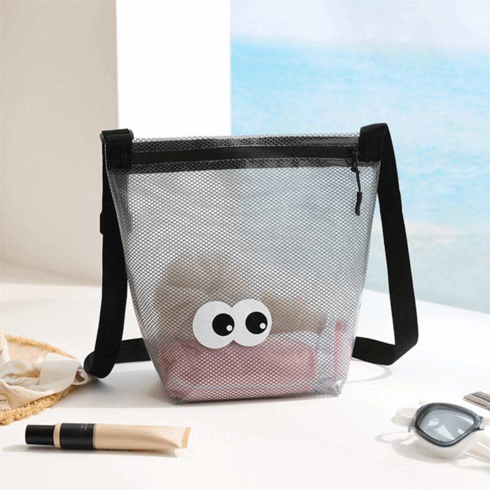 Large Capacity Toiletry Bag Cartoon Swimming Bag Beach Bag Makeup Bag Spa S серый