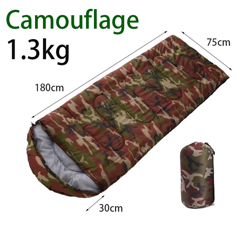 0,7-1,3 kg Sacco a Pelo da Esterno Autunno Inverno Primavera Interno Mantieni Caldo Sacco a Pelo con Cappuccio Attrezzatura da Viaggio Campeggio Escursionismo Coperta per Riposo