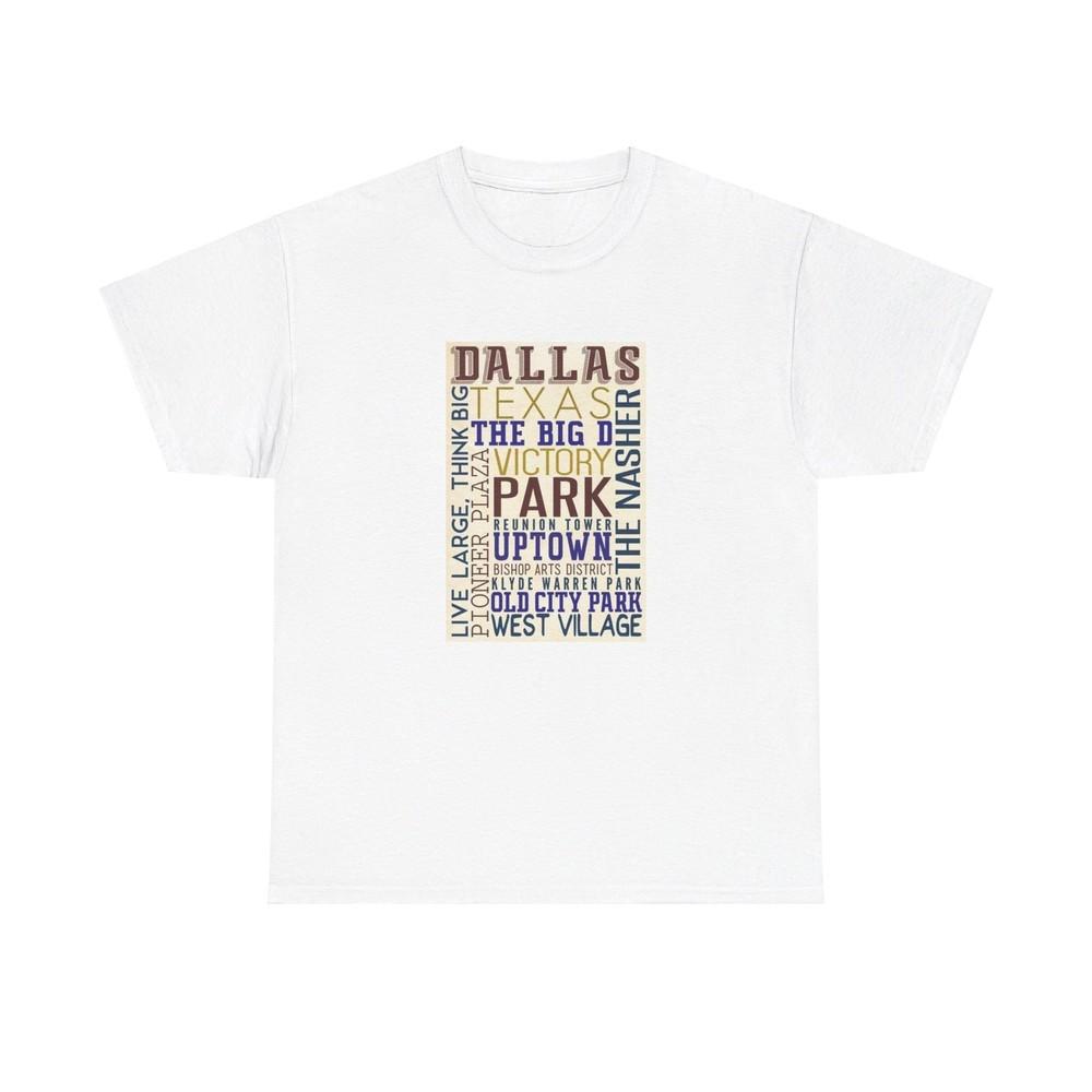 

Dallas TX Life 5000 Unisex Heavy Cotton Tshirt Tops Tee XL