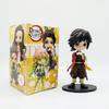 Big Head Style Demon Slayer Kimetsu No Yaiba Anime Figurines PVC Dolls Desktop Decoration Model Toys Festival Gifts Box
