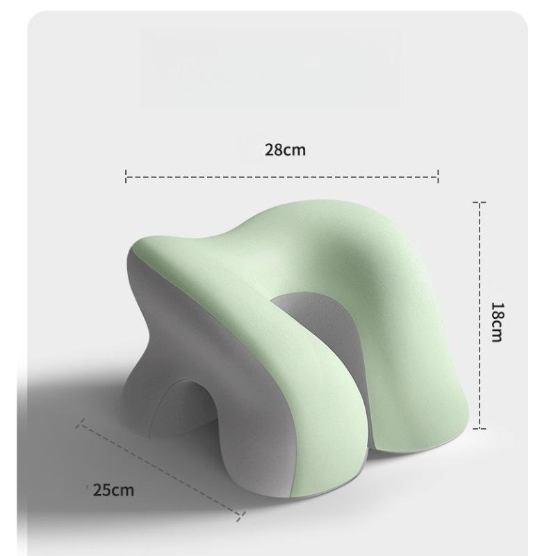 Nap Pillow Sleeping Pillow for Lunch Break, Comfortable Face Down Rest Pillow, Portable Nap Pillow for Students & Office Workers зелёный