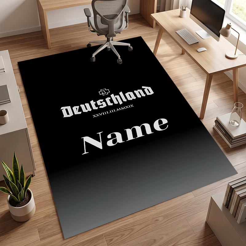 Rammstein (1) Personalisierter Name Büro Teppich Stilvolle Dekoration für Wohnzimmer Schlafzimmer Küche