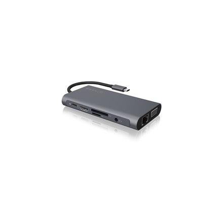 Icy Box IB-DK4040-CPD USB Type-C™ Dual Video Docking Station | Raidsonic