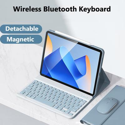 Tablet-Hülle für Redmi Pad Pro 5G 12,1 Zoll Pro 12,1 SE 10,61 für Xiaomi Poco Pad 5G 6S Pro 12,4 5 11 6 11 Zoll Bluetooth-Tastatur-Maus