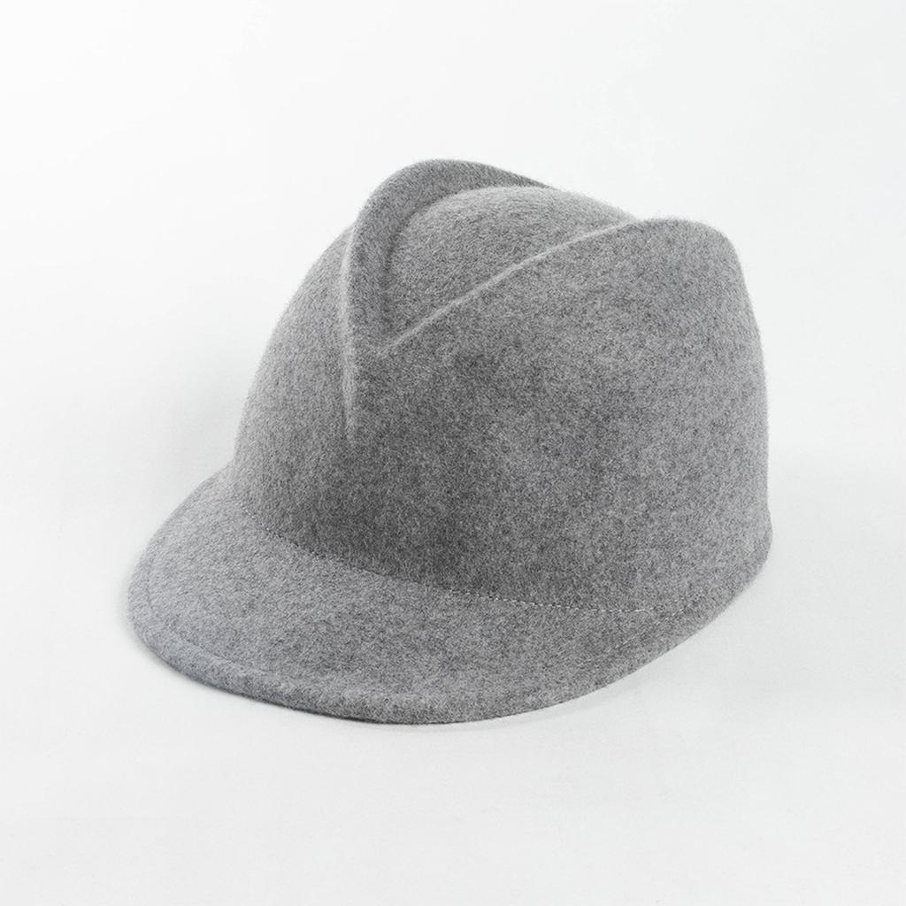Soft Wool Equestrian Hat Breathable Elegant Hat Wool Felted Cycling Hat for Equestrian Training and Daily Wear