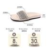 Fashion versatile casual exquisite rhinestone thick-soled one-word slippers women's summer retro temperament open-toed flat-bottomed cool slippers