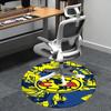 Club America Chair Mat - Round Carpet for Home Decor, Office Use, Living Room
