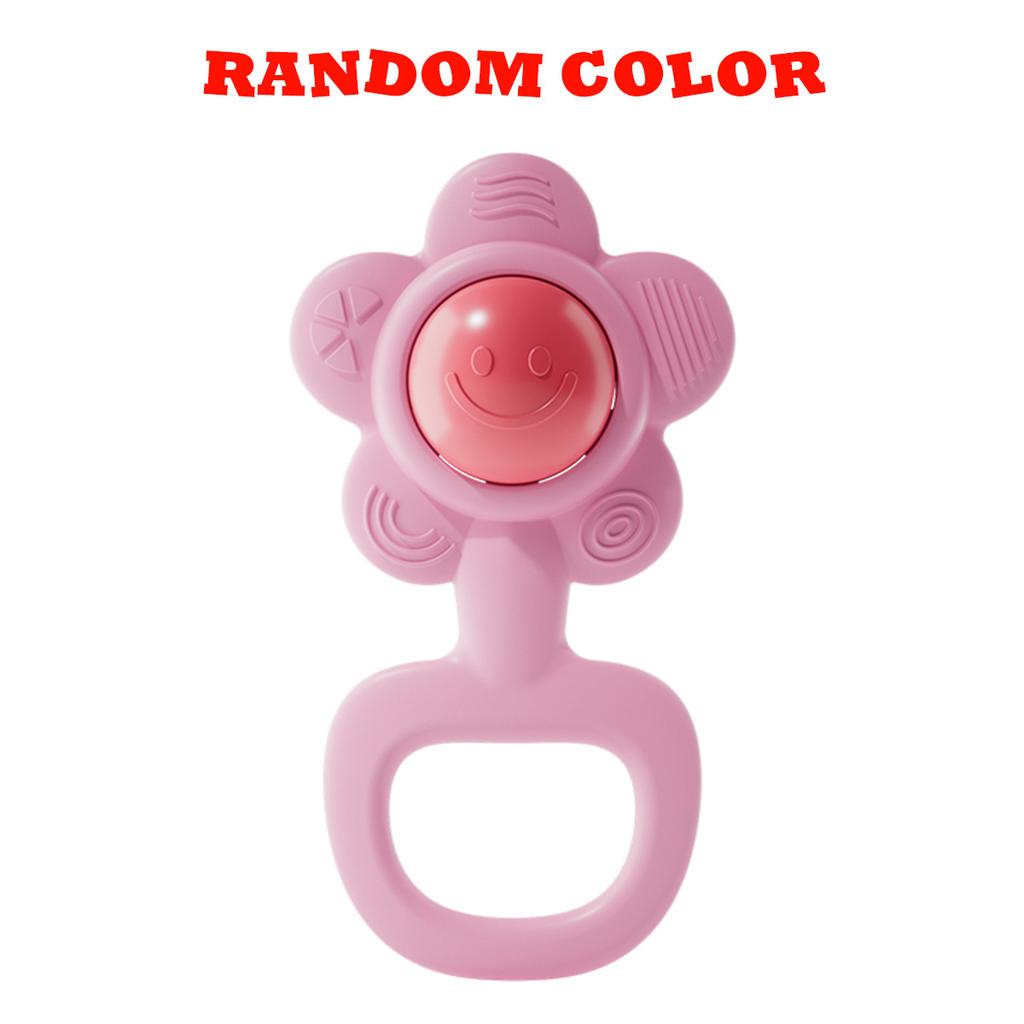 Sunflower Hand Bell Toy, Cultivating Youngsters's Hand Holding Ability, Suitable for Boys and Girls, Random Color