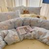 Cartoon Printed Fitted Sheet Bedding Set
