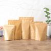 Self-Sealing Kraft Paper Gusset Bag with Window for Food & Gifts