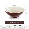 Net Celebrity Melamine Ramen Bowl: Two-Tone Creative Design, Large, Ideal for Mala Tang and Rice Noodles