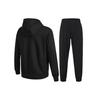 Nike Pullover Hoodie Schnelltrocknend Hose mit Bündchen Lässiger Sportanzug Herrenanzug Schwarz BV2655-010+FB7498-010