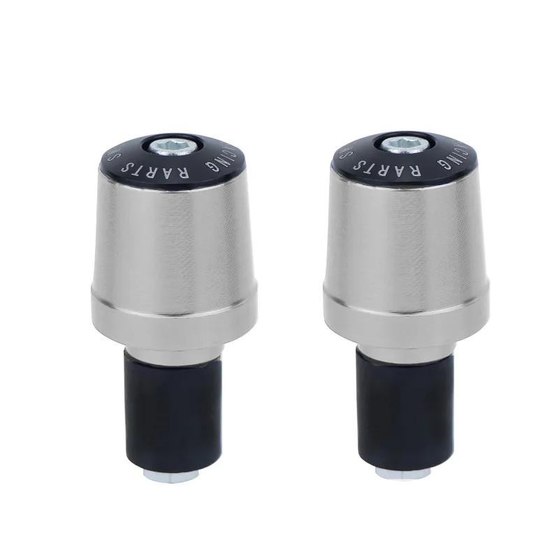 22mm 7/8" Motorcycle Handle Bar Ends Grips Metal Handlebar Counterweight Plug Slider Motorcycle Handlebar Counterweight Plug