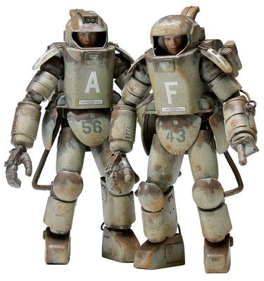 Wave Maschinen Krieger SET 11cm Tall Plastic Model A.F.S. Mk.I & A.F.S. Mk.II 1/20 Scale, Approx. Each, MK-076 (person)